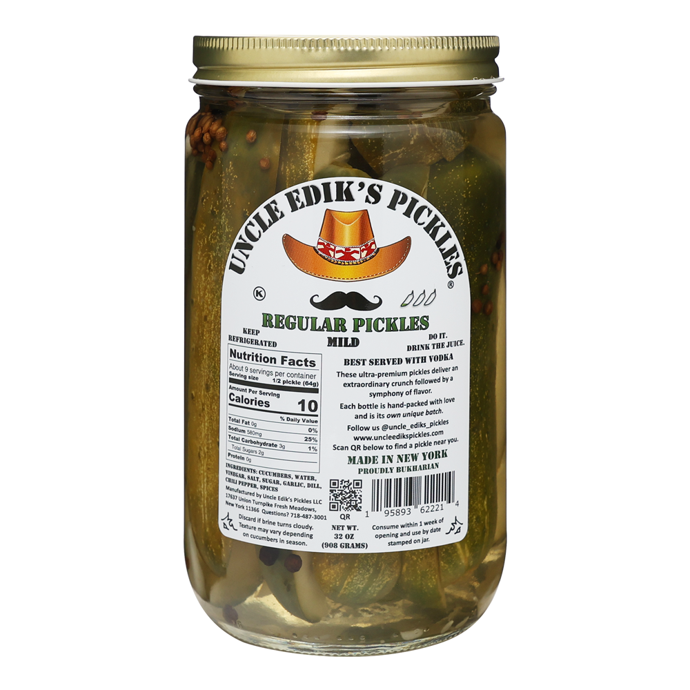 Pickled Cucumbers Homestyle – 31.99 oz (907gr)
